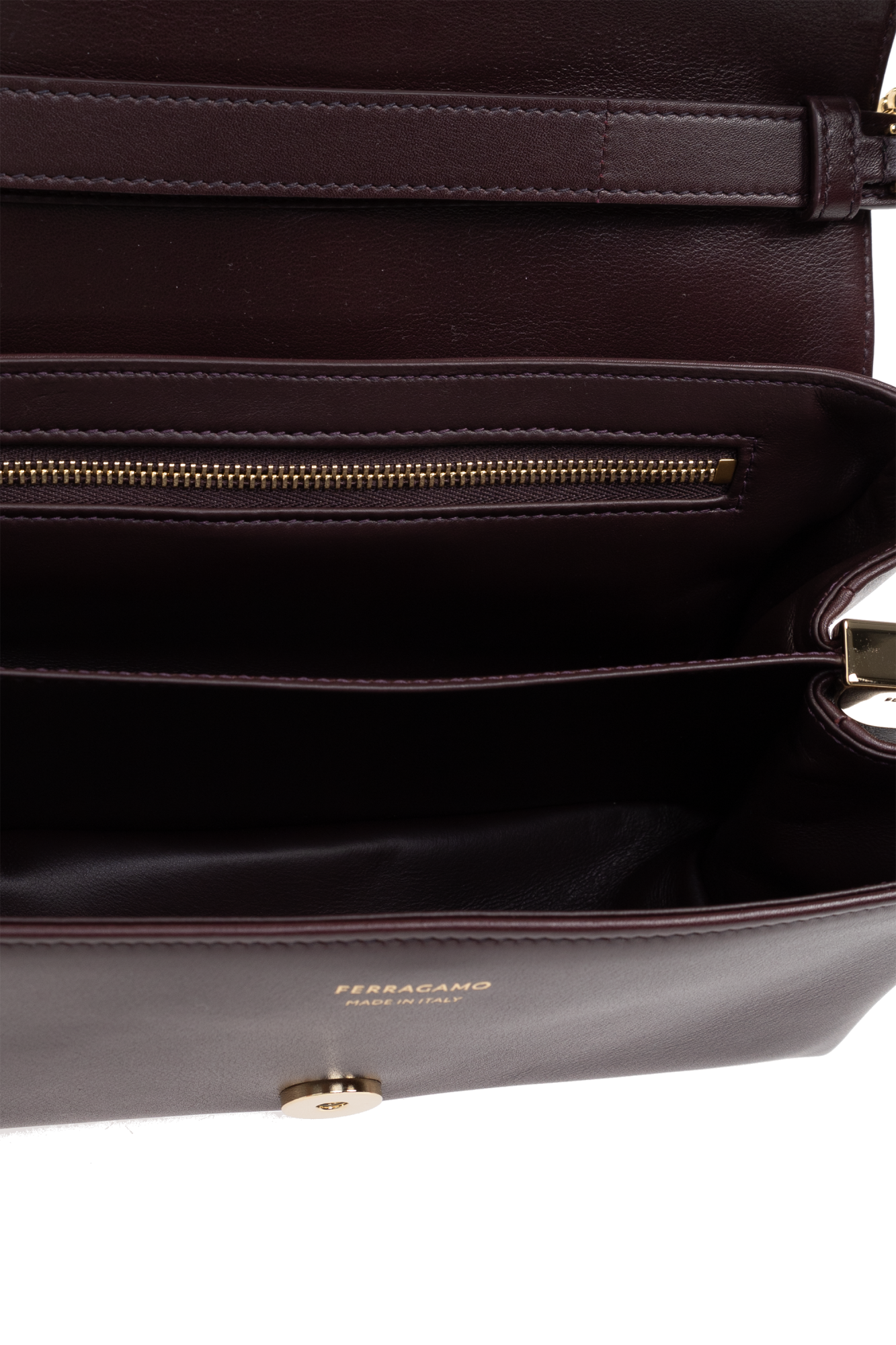 logo-detail shoulder bag | FERRAGAMO Leather shoulder bag